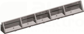 ZX640 3P 2(4)x30-80x10mm 4000A Izolator do szyn