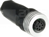 M12-C03 M12 8P Wtyk żeński prosty