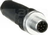 M12-C04 M12 8P Wtyk męski prosty