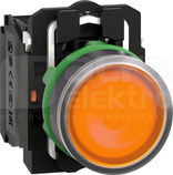 XB5AW35M5*LED, N/O+N/Z, 230V PRZYC.PODSW.Z SAMO.POWR.