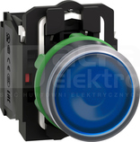 XB5AW36G5*LED, N/O+N/Z, 110V Przyc.podśw.z samo.powr.