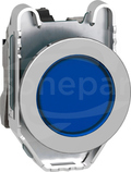 XB4FVM6 niebieski FI30 gładka soczewka 230-240VAC Lampka