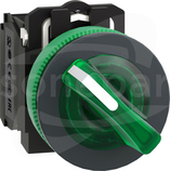 XB5FK123M5 zielony FI30  230-240VAC 1NO+1NC Przełącznik  zlicowany