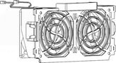 VX5VPS3001 DC24V D80x38MM Zestaw wentylatorowy