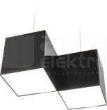 NOISE DIAGON LED zw ED 9W/840 700lm czarny połysk Oprawa dekoracyjna LED