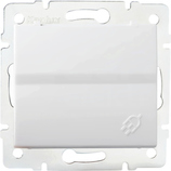 LOGI 02-1230-102 biały Gniazdo z uziem.IP44 Schuko