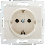 LOGI 02-1220-103 kremowy Gniazdo 1x Schuko
