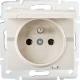 LOGI 02-1560-103 kremowy Gniazdo francuskie IP44