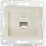 LOGI 02-1390-003 kremowy Gniazdo komp.1x RJ45 kat5e Jack