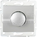 LOGI 02-1160-143 srebrny Ściemniacz obrotowy 500W z filtrem