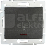 LOGI 02-1140-141 grafit Łącznik schodowy z LED