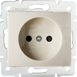 DOMO 01-1210-103 kremowy Gniazdo 1x