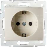DOMO 01-1240-103 kremowy Gniazdo 1x Schuko ochr.styk.
