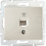 DOMO 01-1370-003 kremowy Gniazdo telefon.1x RJ11