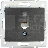 DOMO 01-1370-041 grafit Gniazdo telefon.1x RJ11