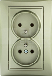 DOMO 01-1261-150 szampański Gniazdo 2x francuskie komplet.