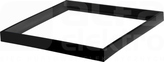 ADTR-H 6060 B 600x600 h=65mm czarny Ramka natynkowa do paneli LED
