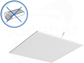 BLINGO U E125LM 36W/840 UGR<19 biały Panel LED podtynkowy bez zasilacza