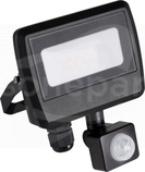 ANTEM LED 10W/840 800lm IP44 czarny Naświetlacz LED z czujnikiem ruchu