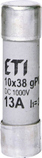 CH10x38 gPV 13A Wkładka topikowa cylindryczna (PV)