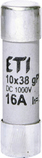 CH10x38 gPV 16A Wkładka topikowa cylindryczna (PV)