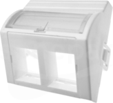 45x45 2xRJ45 wypukły kątowy Adapter wypukły kątowy
