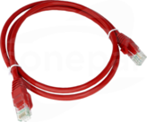 UTP kat.5e 0,25m czerwony Patchcord