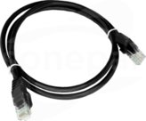 UTP kat.6 0,5m czarny Patchcord