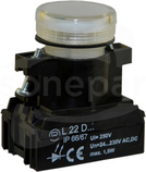 L22D 24V-230V/W3 biały Lampka diodowa