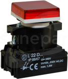 L22K 24V W3 czerwony Lampka sygnalizacyjna
