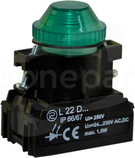 L22Wz 220V zielony Lampka sygnalizacyjna