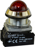 NEF30-LEc 24V czerwony Lampka sygnalizacyjna