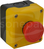 P1EC400E40 40mm/1NC czarno-żółty Kaseta stopu bezpieczeństwa