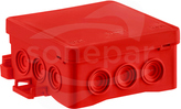 NS6 FASTBOX&HOOK 85x85x40 IP54 czerwony Puszka natynkowa