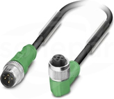 SAC-4P-M12MS/ 0,3-PVC/M12FR Kabel czujnika/urządzenia wykonawczego