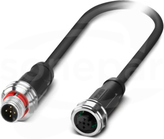 SAC-5P-P12MS/ 3,0-PUR/P12FS SH Kabel czujnika/urządzenia wykonawczego