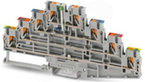 PT 2,5-PE/L RD/L BU/L LED 24 GN Złączka piętrowa