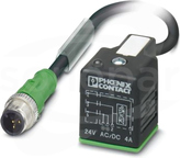 SAC-3P-M12MS/1,8-PUR/A-1L-S Kabel czujnika/urządzenia wykonawczego