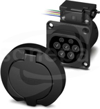 EV-T2M3SO12-4P-R-B-SET Infrastrukturalne gniazdo ładowania