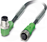 SAC-3P-M12MR/3,0-PUR/M12FS B Przewód czujnikowy PUR 3-żył.3m