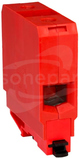 ZG-G120 czerwony Złączka 1-torowa TS32/TS35
