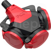 TAURUS2 16A 3X2P+Z 250V IP54 z pokrywą Rozdzielacz gumowy