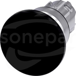 SIRIUS ACT 22mm z samop.czarny Przycisk grzybkowy metal