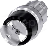 SIRIUS ACT 22mm O-I b/samop. Przełącznik z kluczem RONIS metal
