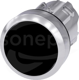 SIRIUS ACT 22mm z samop.czarny Przycisk płaski metal