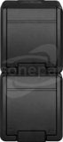 AQUANT 2K GNIAZDO NATYNKOWE 2X2P+Z PION IP55 ANTRA Gniazdo Hermetyczne