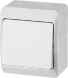HERMES ŁNT-1 biały IP44 Łącznik schodowy pojedynczy