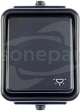 CEDAR IP44 czarny Przycisk światło