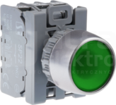 SP22 KLz-11 LED UNI Przycisk kr.podśw.ziel.