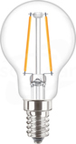 LEDLuster ND 2-25W P45 E14 827 CL G 250lm Źródło LED COREPRO (E) kulka filament